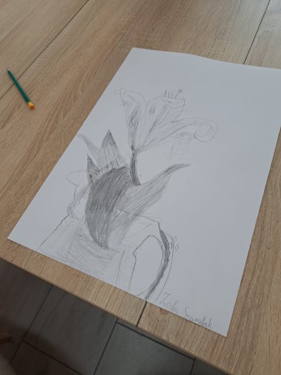 Zajęcia plastyczne - rysunek z natury